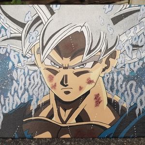 Ultra Instinct Goku painting
